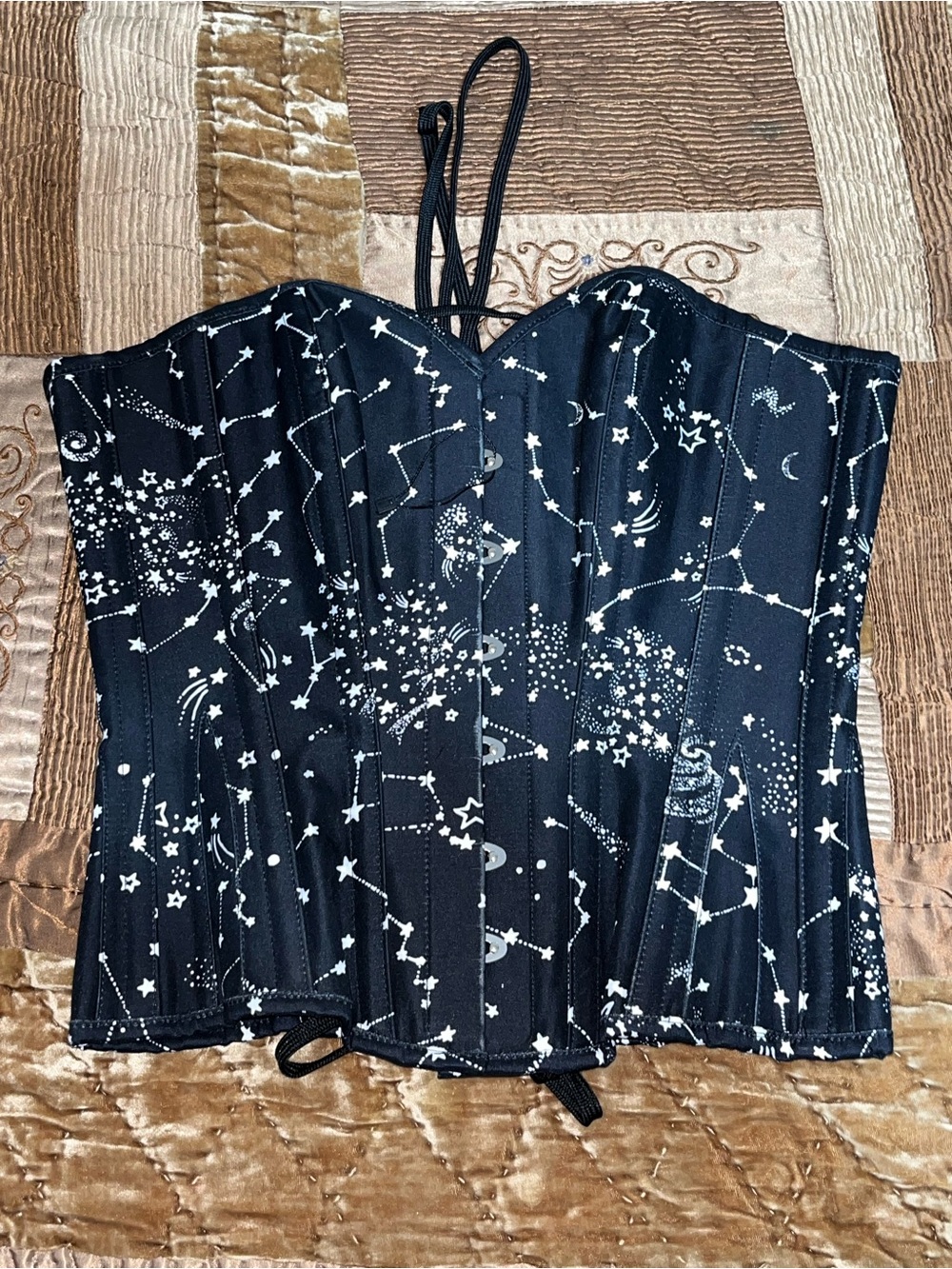 Corset Story  Black Constellation Overbust Corset